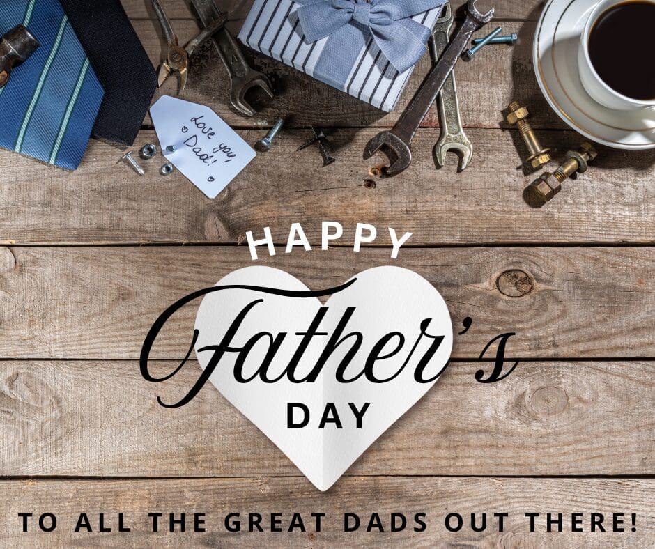 Light Brown and Blue Illustrated Elegant Happy Father’s Day Greeting Facebook Post